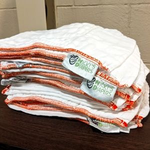 24 new born sized prefolds